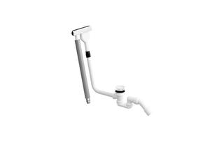 Bette Ab-/Überlaufgarnitur BetteArt B615 725mm, mit Zulauf, weiß