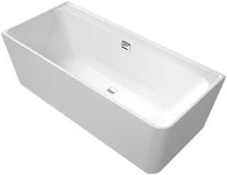 V&B Rechteck-Badewanne VD Collaro 179x79x62cm, Vorw, Acr, L, C. o D, we.