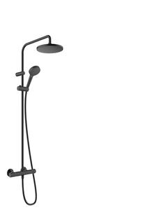 hansgrohe Showerpipe 200 Vernis Blend m Therm., 1jet, 15,2 l/min, mattschwarz