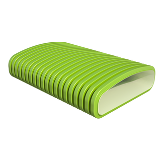 NIBE Flexrohr Oval 140 x 50mm, Ring 20m