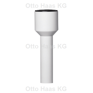 HAAS Urinal-Anschluss-Stutzen DN 40, weiss