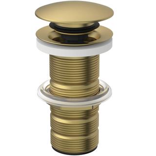 IS Push-Open-Ventil f WT ohne Überlauf, brushed gold