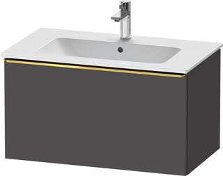 Duravit Waschtisch-Unterschrank D-Neo 81x46,2cm, g pol/gra ma, 1 Ausz., wandh