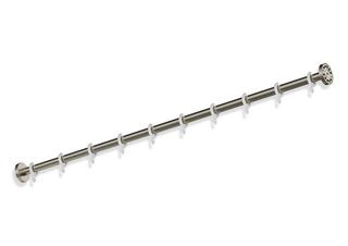 HEWI Vorhangstange System 900 1219mm, d= 25mm, PVD, nickel gebürstet