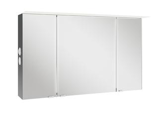 AQ400 LED-Spiegelschrank Mod L 3 Türen m Acrylk. 700x1204x160mm, K: Sanremo Ei.