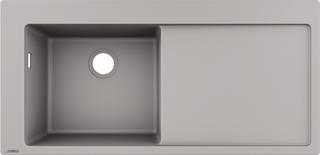 hansgrohe Einbauspüle 450 S5110-F450 1030x490mm, 1 Beck. li, Tropffl R, bg
