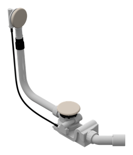 Kaldewei Abl/ÜL-Gar. CENTRO DUO KA4040 warm beige20, spezial, für Badewanne