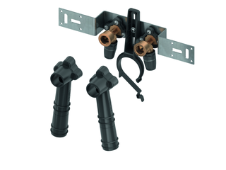 TECE Montageeinheit TECElogo Push 16mmxRp 1/2, RG/Si-Bronze, Stichmaß 80mm