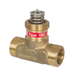 Danfoss Durchgangsventil VS2 DN15 Kvs 1,6, PN16, entzinkungsfreies Messing