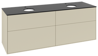 V&B WT-Unterschrank Wandbel. Finion 160x60cm, Abd.-Pl. bla m, si Gr m Lac