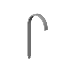 DO Auslauf ET 90282215601 200 x 35 x 11 x 392 mm, 5,7 l/min. Platin gebürstet