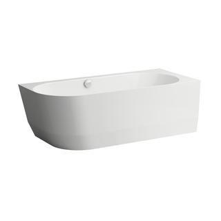 Laufen Einbau-Badewanne PRO 180x80cm, Ecke rechts, Marbond, weiß