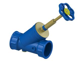 Schlösser KFR-Ventil Blue-tec 1616 DN 50, Rp 2, o. Entleer., steig. Spindel