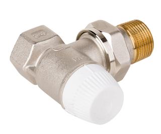 Resideo Thermostatventil H Eck 1/2", Messing, für hohe Durchflüsse