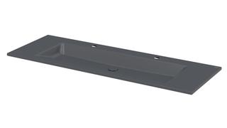 Einbau-Waschtisch BetteAqua A072 140x49,5cm, HLW2, raven