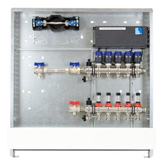 Strawa Anschluss FBH-63-H-W1-WMZ-C80-E Comf., m E-Zub, 9 HK, 875x760-890mm