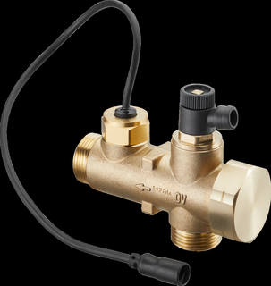 Oventrop Vol.-Stromsensor Regudis W-HTE mit Kabel und Stecker, im Gehäuse