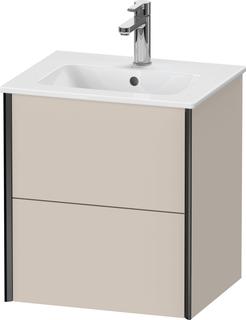 Duravit WT-Unterschrank XViu Compact 51x42x56cm, 2 La, wandh, sw m, Tau m