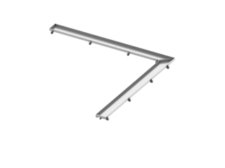 TECE Fliesenmulde TECEdrainline plate 1200x1200mm, f Winkelrinne 90Gr, ES pol.