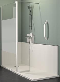 Kinedo Kinemagic Access 120x75 Ecke Halb Schwenkflügel Therm. 1HGriff Mglas