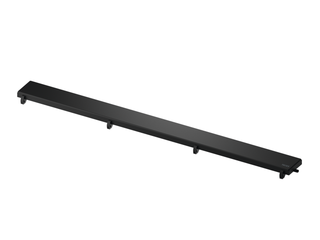 TECE Designrost steel TECEdrainline 800mm, sw matt, für Duschrinne, gerade