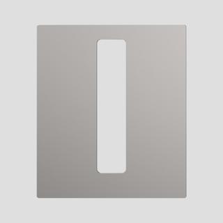 Sanit Tastenrahmen Urinal INEO Bright Edelstahl