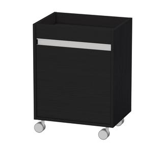 Duravit Rollcontainer Ketho 50x36x67cm, Tür links, Eiche schwarz