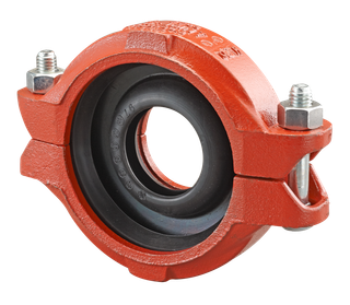 AIPS Reduzierkupplung VSH Shurjoint 7706 114,3x60,3mm, dukt. Guss, I/I, EPDM, rot