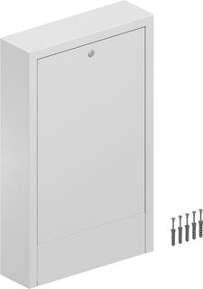 Uponor Verteilerschrank Vario OW 450mm, mit Türe, zur Aufputzmontage