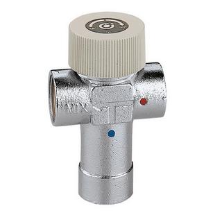 Caleffi Thermomischer 520 3/4", 30-48 GrC, verchromt, einstellbar