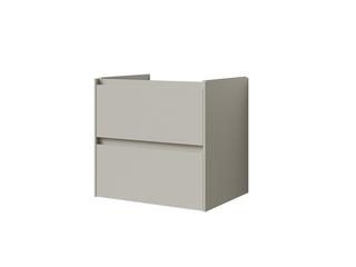 AQ223 WTU 542x570x428mm 2 Auszüge griffl., F: Kaschmir Matt