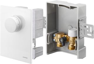 Oventrop Raumtemperaturregelung Unibox T weiß, mit Thermostat