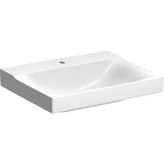 Geberit Waschtisch Xeno2 60x48cm, Hahnl. mit., o. ÜL, we. K-Tect