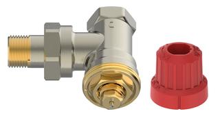 Danfoss Ventilgehäuse Mio 10, Eck, M30x1,5, matt vernickelt