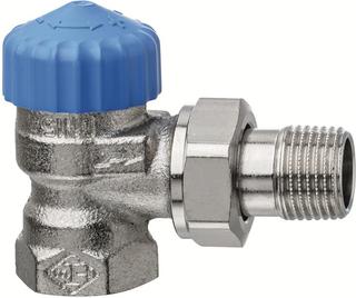 Heimeier Thermostat-Ventilunterteil DN 15, Rp 1/2xR 1/2, Eck, ger Widerstand