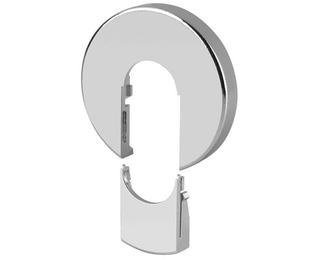 Zehnder Rosetten d 45mm, 2tlg, 2 Stck, f Ro. d 15mm, chr