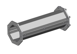 ETA Verlaengerungskanal Asche L=500 mm fuer Ascheaustragung in Tonne