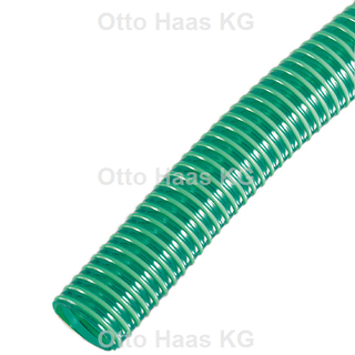 HAAS Saug-und Druckschlauch 1 1/2", 6 b, Kunstst., grün, mit Spirale