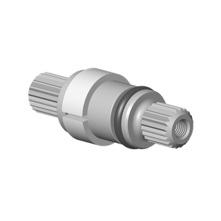 DO Spindel mit Doppelverzahnung ET 04290611101 D 12,15 x 37,2 mm Chrom