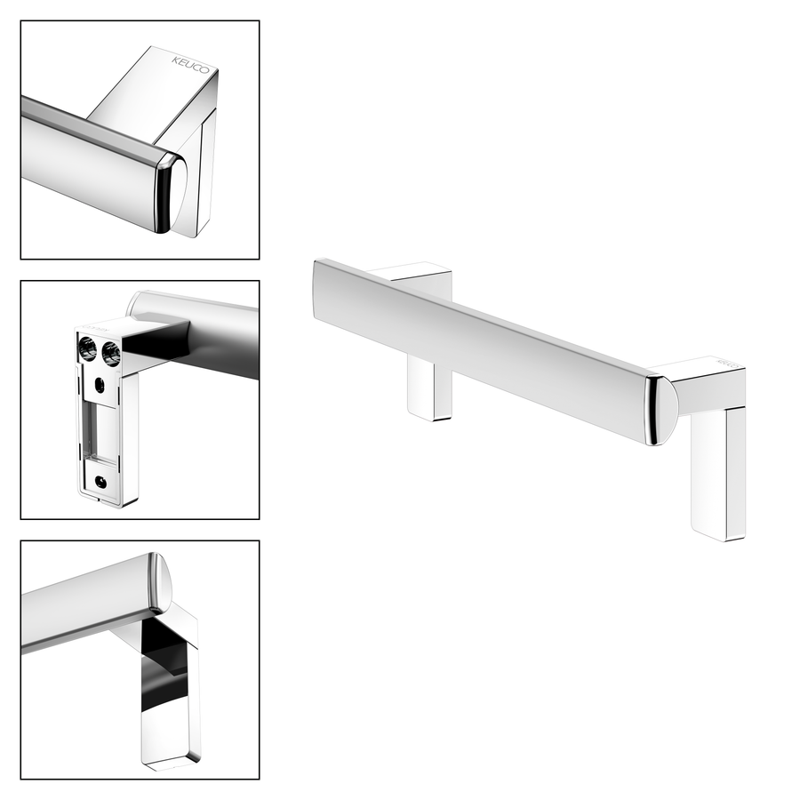 Artikelbild 2 des Artikels „Keuco Haltegriff AXESS Care 400mm, Alu si-elox/vc, Mont waagerecht 400 mm | Aluminium silber-eloxiert/verchromt“