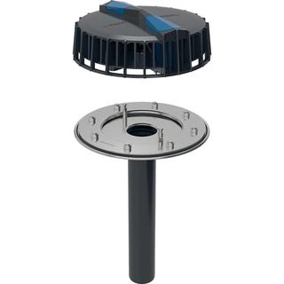 Geberit Dachwassereinlauf Pluvia d= 56mm, 12 l/s, mit Flansch für Rinne
