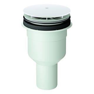 GROHE Ablaufgarnitur Universal d= 11,2cm, Abgang senkrecht, weiß