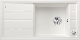 Blanco Spüle FARON XL 6S SILGRANIT 100x50cm, w, rev, AL-Fbd m Drehbetät.