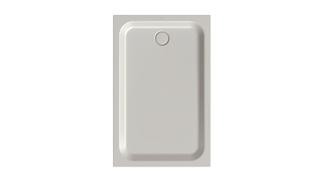 Duschwanne BetteSupra 5835 140x90x6,5cm, Antirutsch/Pro, silver