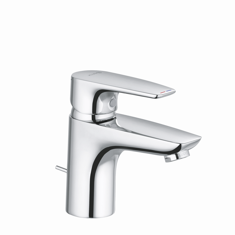 Artikelbild 1 des Artikels „Kludi PURE&SOLID WT-Einhebelmischer 75 DN 15, mit Metall-Ablaufgarnitur, chrom chrom“