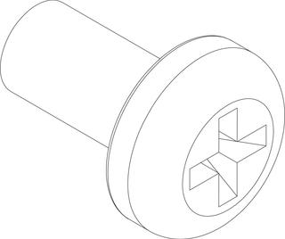 BOSCH Ersatzteil TTNR: 29144114120 Schraube M4x8