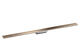 hansgrohe Duschrinne AXOR Drain 1200mm, Fertigset, frei i Raum, p red g