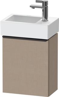 Duravit Waschtisch-Unterschrank D-Neo 36,4x22,2x44cm, 1 Tür, An L, sw/Leinen
