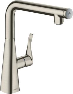 hansgrohe SPT-EHM 260 Metris Select M71 1jet, Edelstahl-Optik