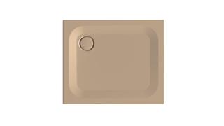 Duschwanne BetteUltra 5840 90x75x2,5cm, Wannenträger, greige